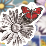 Daisy Flowers Stickers