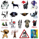 Great Dane Dogs Stickers