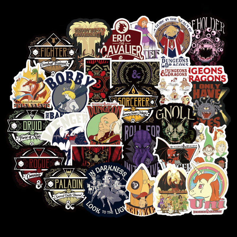 Dungeons Dragons Stickers