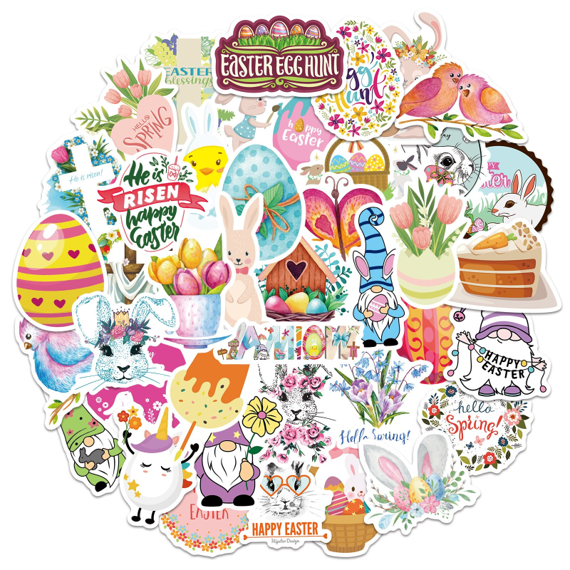 Happy Easter Day Stickers