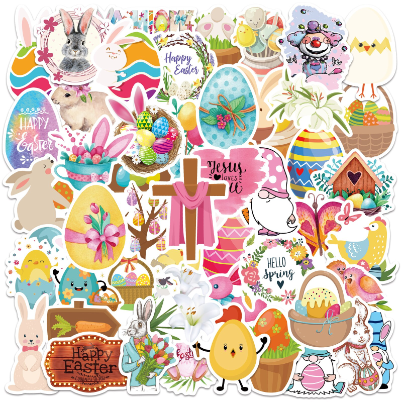 Happy Easter Day Stickers