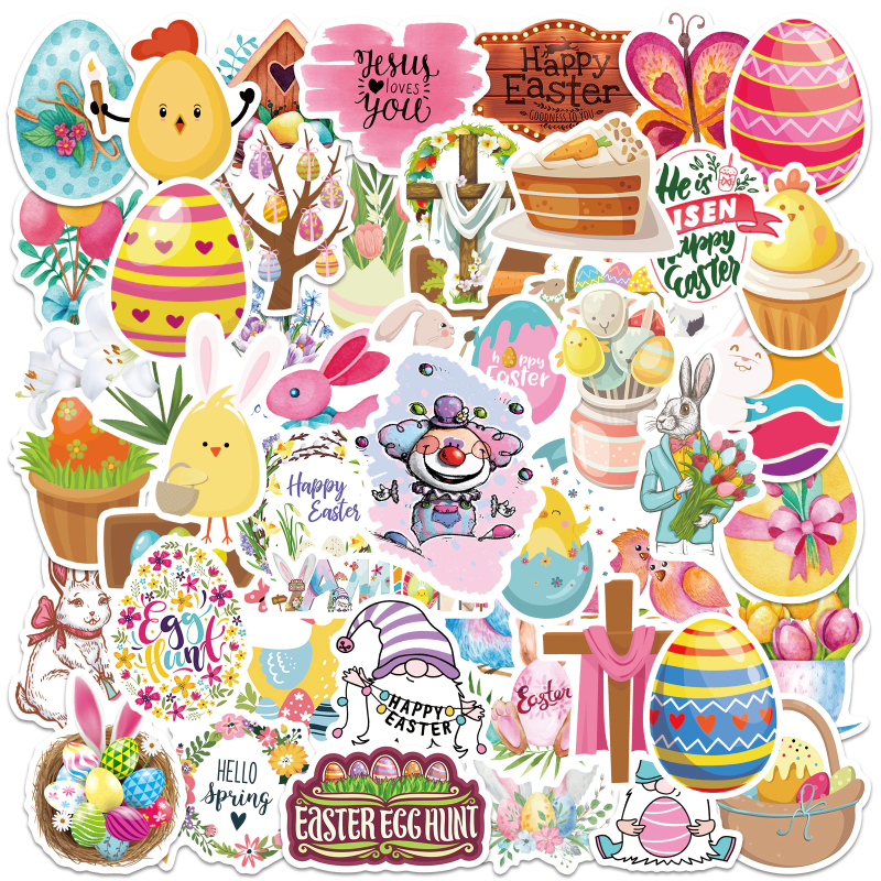 Happy Easter Day Stickers