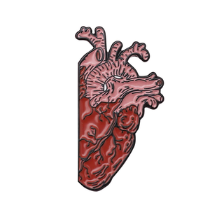 Anatomical Heart Enamel Pin