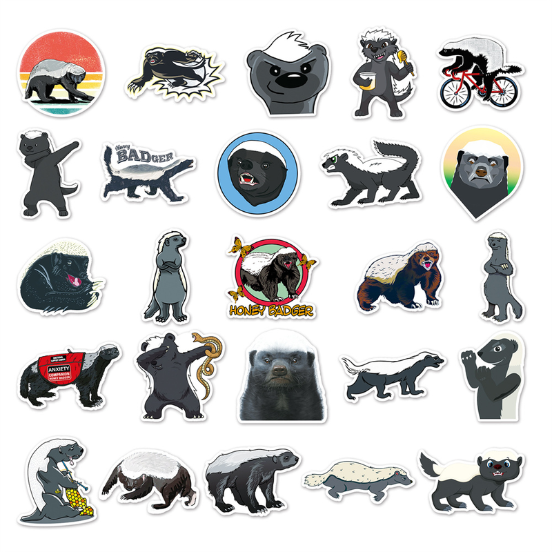 Honey Badger Stickers