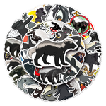 Honey Badger Stickers