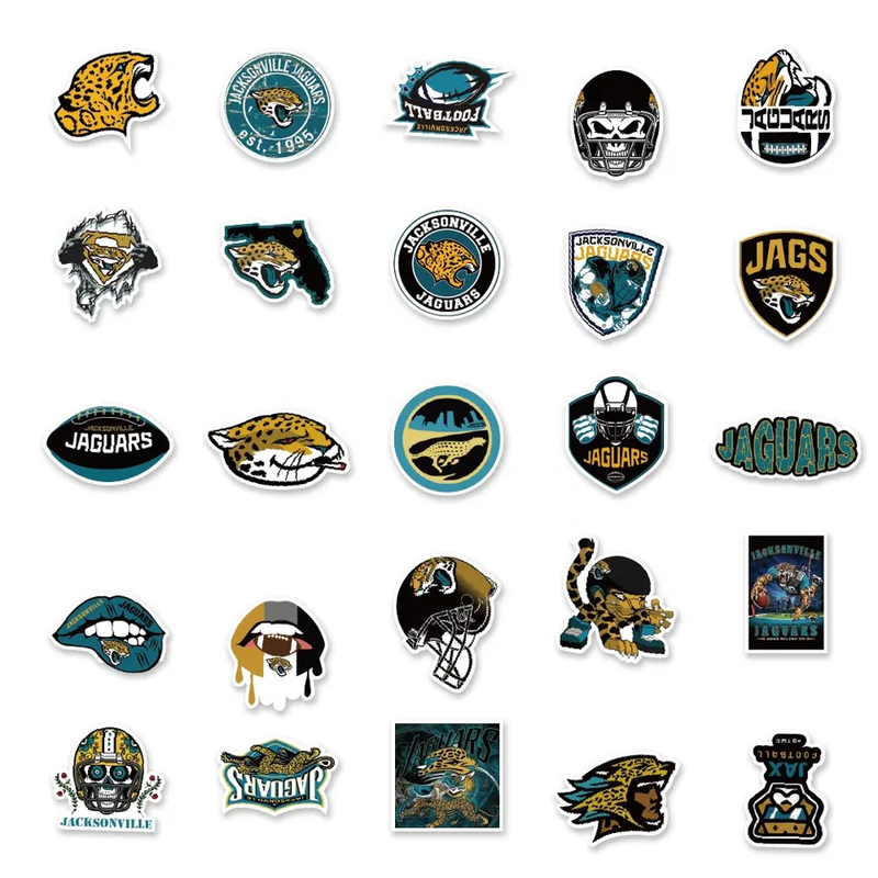 Jacksonville Jaguar Stickers