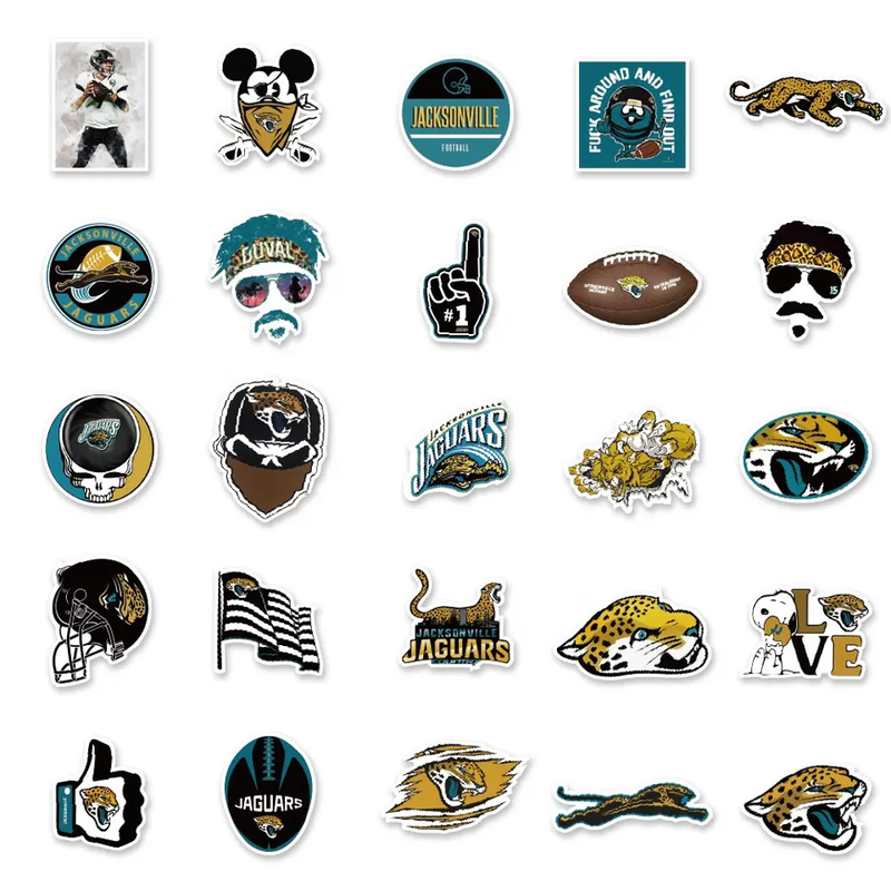 Jacksonville Jaguar Stickers