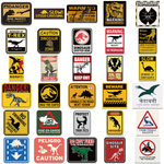 Jurassic Caution Stickers