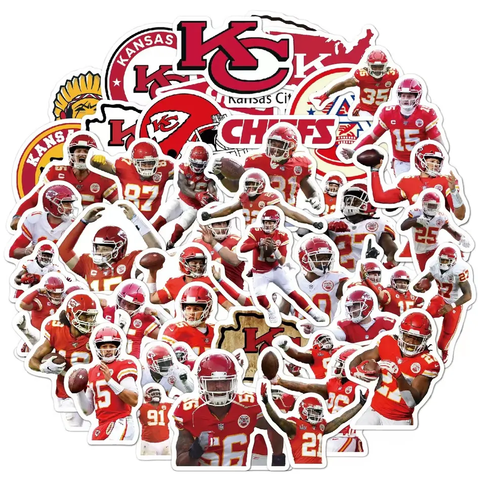 Kansas City Chiefs Team Stickers