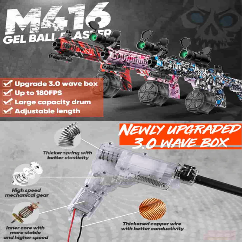 Big M416 Graffiti Gel Ball