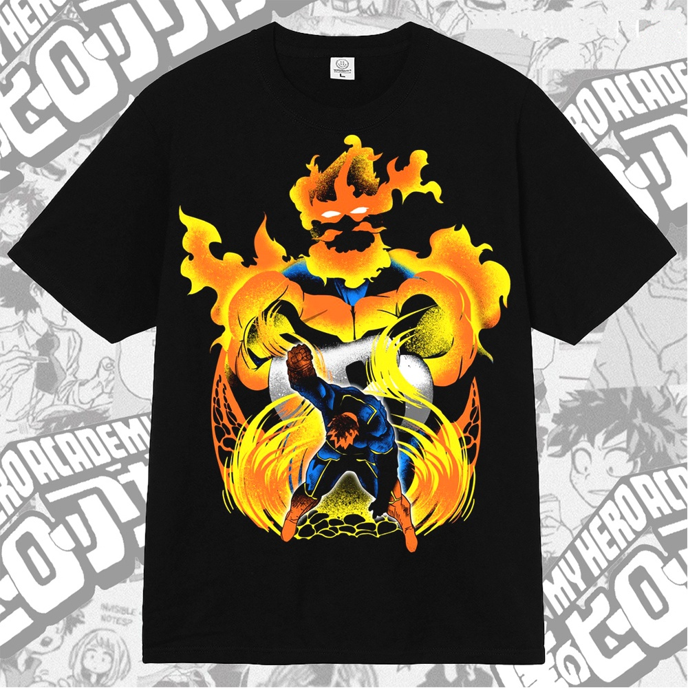 Endeavor Enji Todoroki My Hero Academia Anime Manga T-shirt