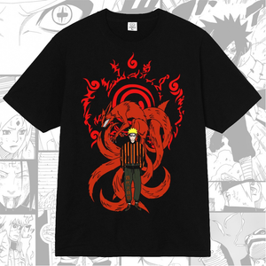 Naruto Uzumaki Rasengan Chakra Anime Manga T-shirt