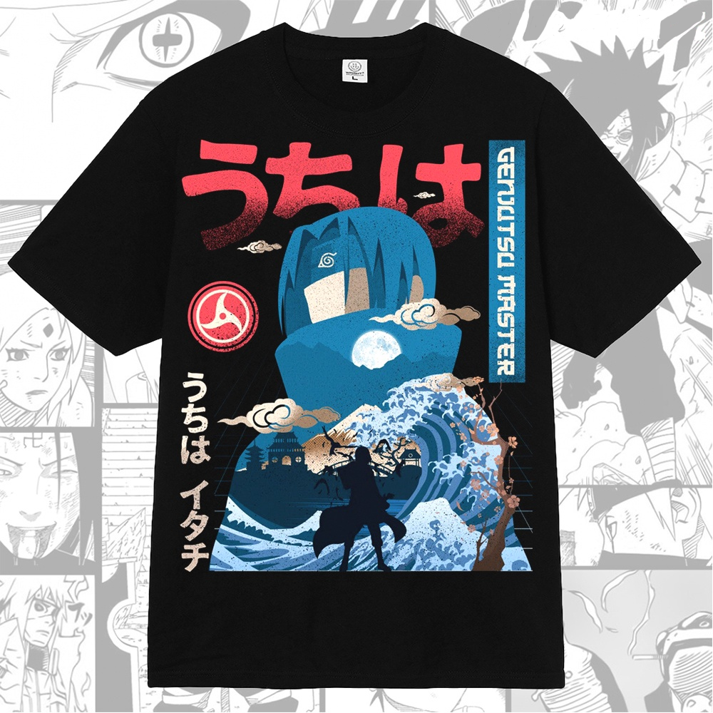 Uchiha Itachi Naruto Akatsuki Anime Manga T-shirt