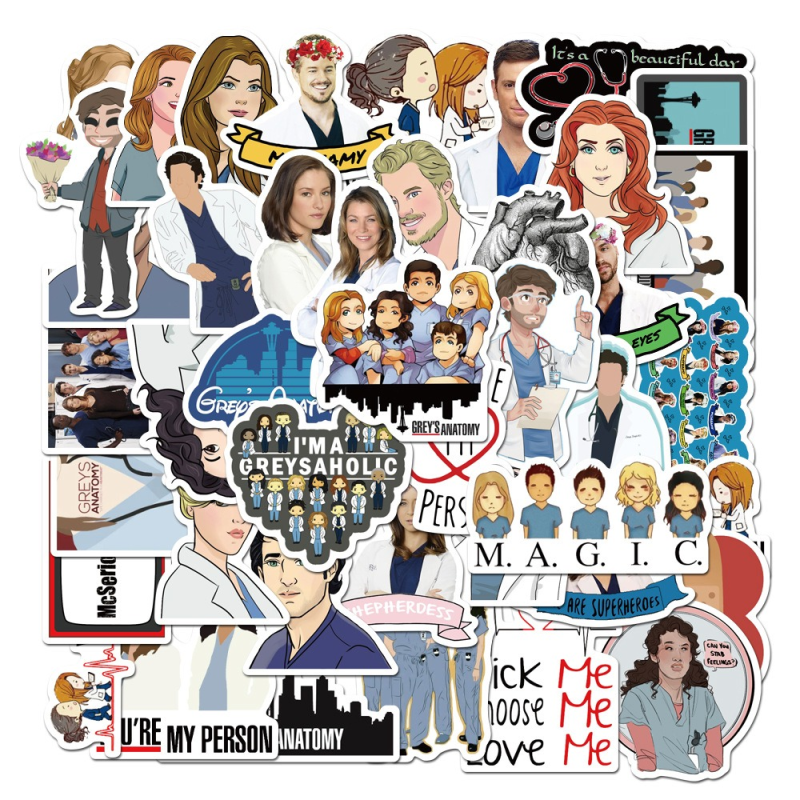 Grey's Anatomy Strong Nurse Stickers