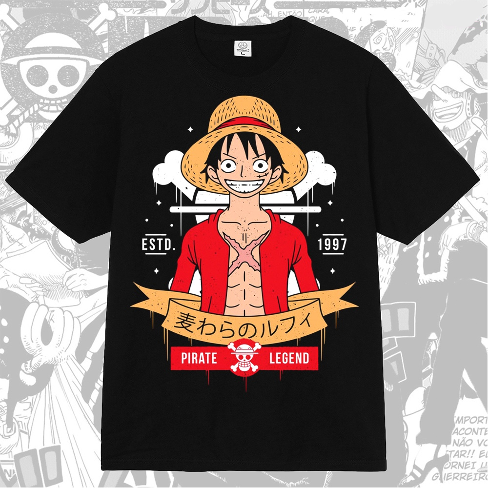 Luffy One Piece Anime Manga T-shirt