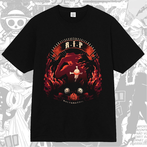 Ace RIP One Piece Anime Manga T-shirt