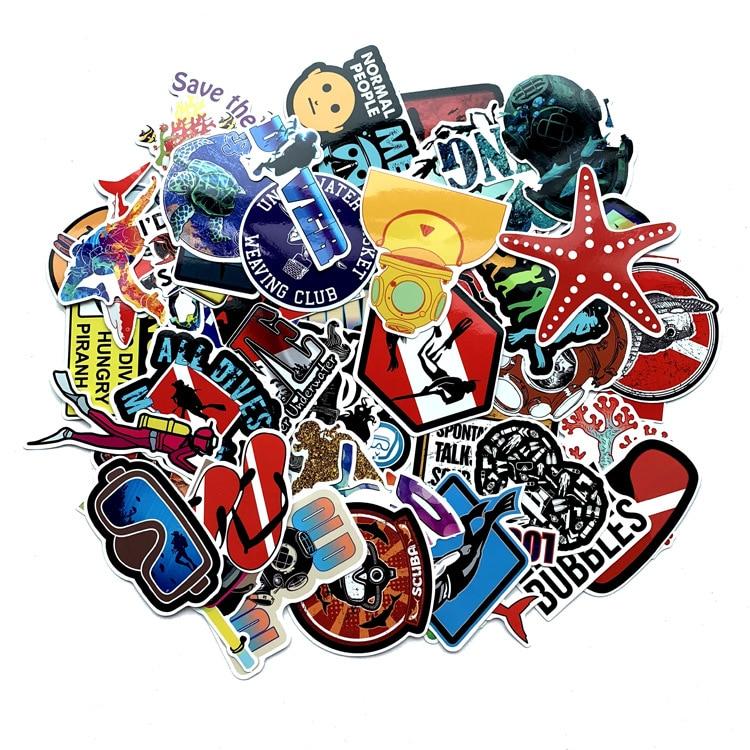 Scuba Diving Stickers