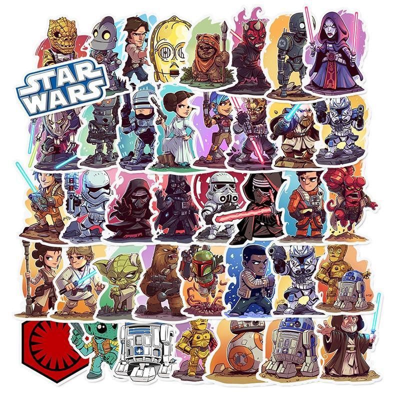 Star Wars Cartoon Stickers