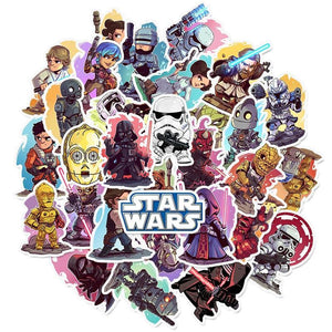 Star Wars Cartoon Stickers