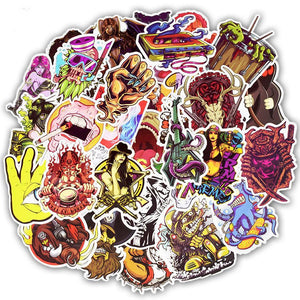 Horror Rock Punk Series Stickers