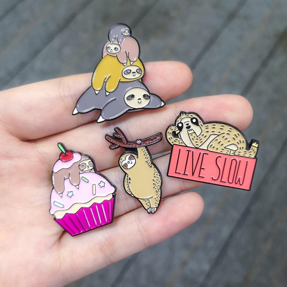 Sloth Enamel Pin