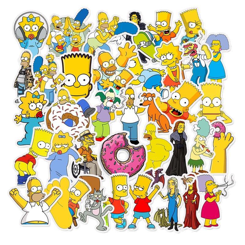 Simpsons Funny Stickers