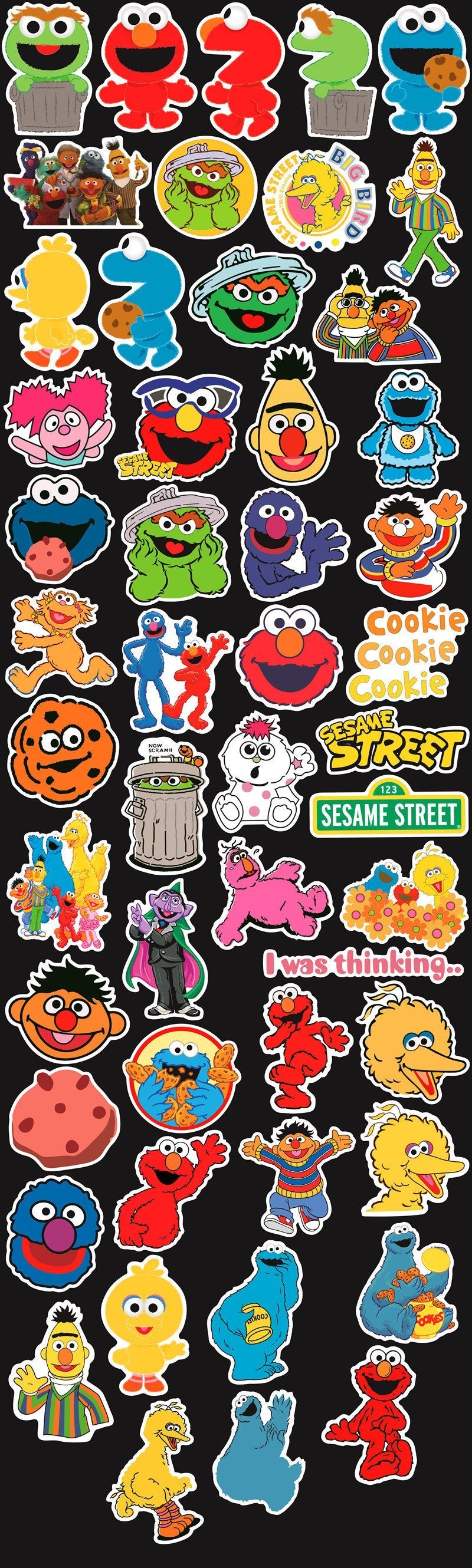 American Sesame Street Stickers