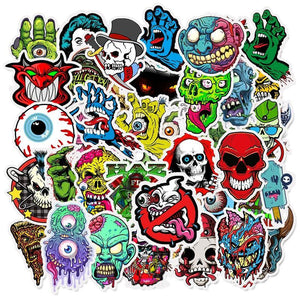 Skeleton Dark Terror Stickers