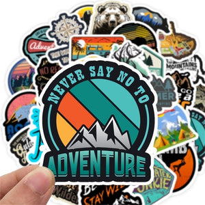 Camping Adventure Stickers