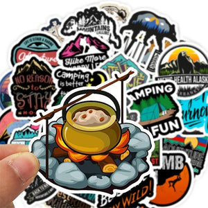 Camping Adventure Stickers