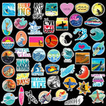 Surf Beach Stickers