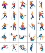 Sports Art Stickers