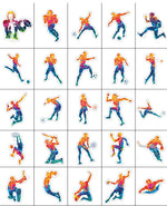 Sports Art Stickers