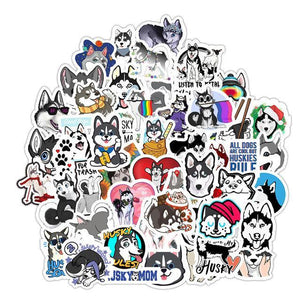 Husky Dog Stickers