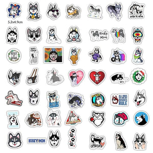 Husky Dog Stickers