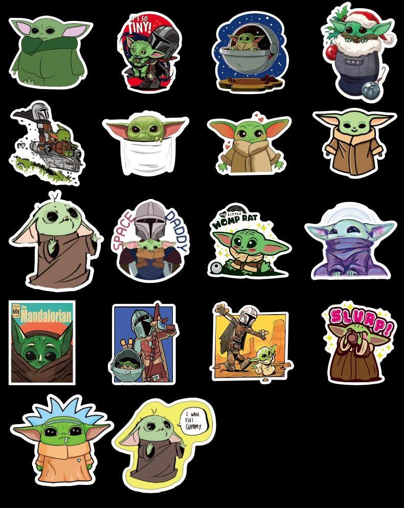 Baby Yoda Star Wars Stickers