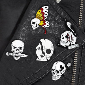 Skull Death Enamel Pin