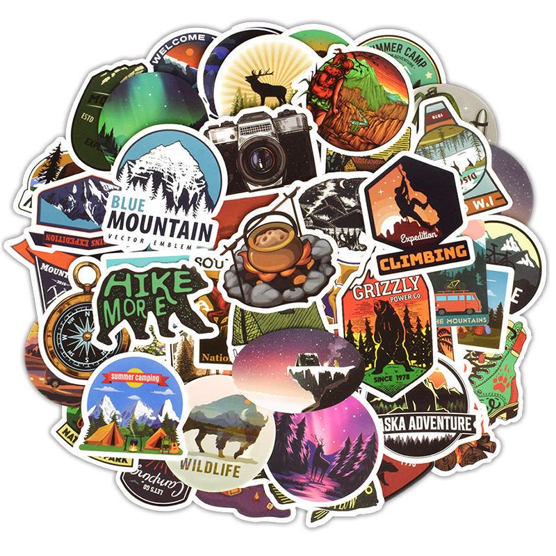 Outdoor Camping Stickers