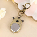 Owl Keychain Pocket Watch