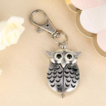 Owl Keychain Pocket Watch