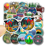 Camping A Travel Stickers