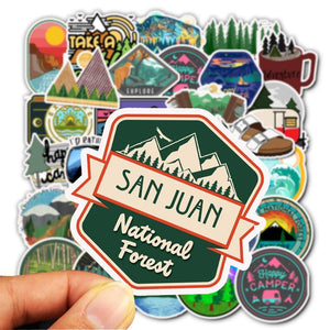 Camping A Travel Stickers