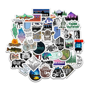 Camping Travel Stickers