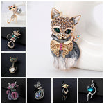 Cat Crystal Pin