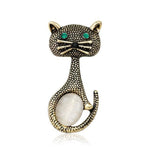 Cat Crystal Pin