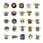 Baby Yoda The Mandalorian Stickers