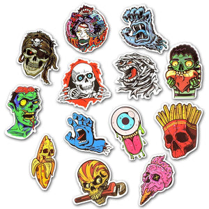 Skull Terror Stickers