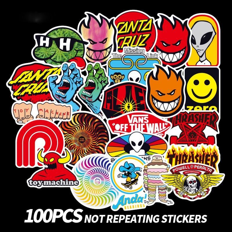 Skateboard Fashion Stickers