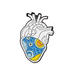 Anatomical Heart Enamel Pin