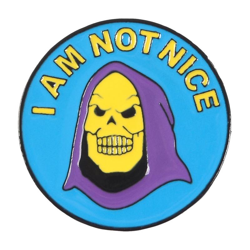 Skeletor Purple Enamel Pin